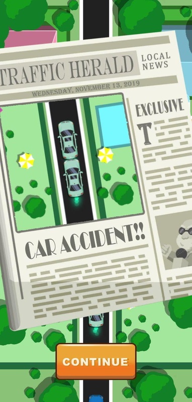 Traffic Herald — level story screen