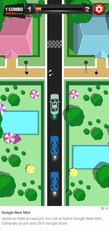 Gameplay — managing traffic with an active combo